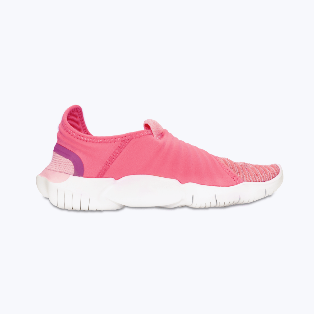 One pink sneaker shoe isolated white – Image 1