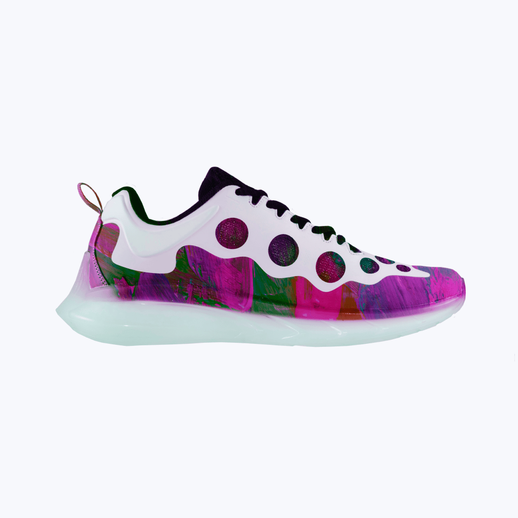 Multicolored creative sneaker bright joyful – Image 1