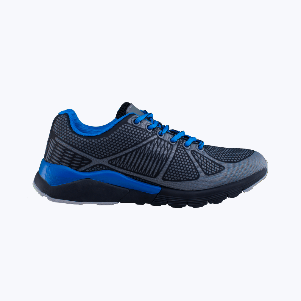 Sneakers black blue sport shoes – Image 1
