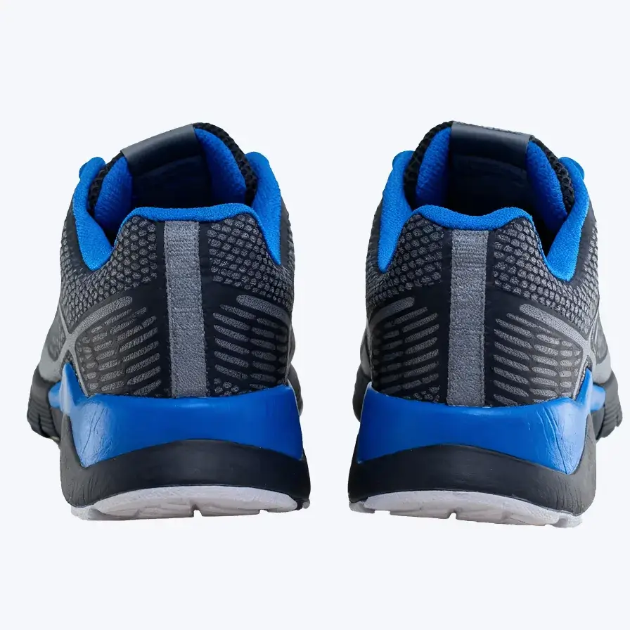 Sneakers black blue sport shoes